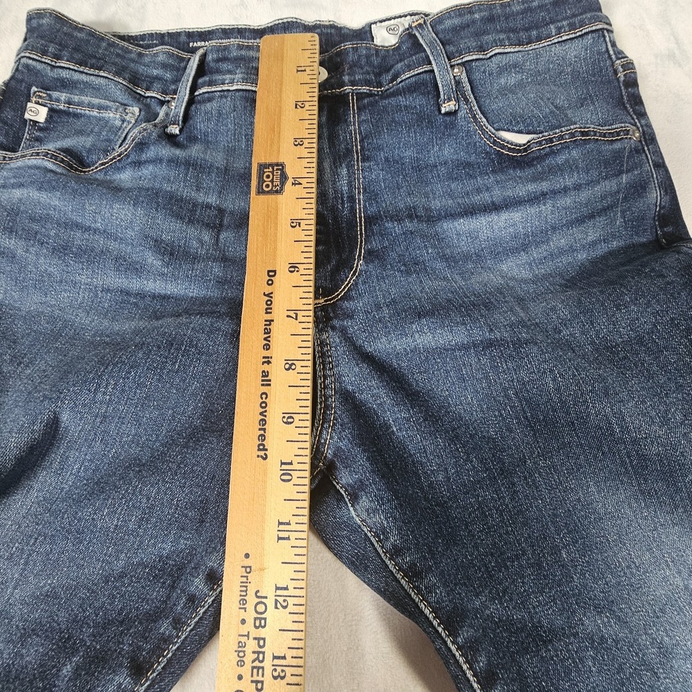Adriano Goldschmied Farrah Ankle Skinny Jeans Womens Size 31R Mid Rise Dark Wash - Picture 7 of 14